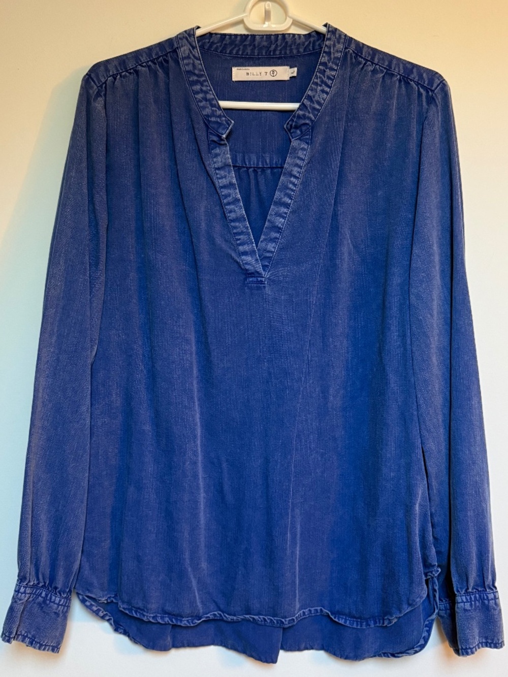 Billy T Large Denim Blue Tunic Top